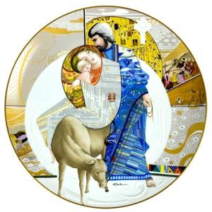 Knowles plate - Mary and Jesus